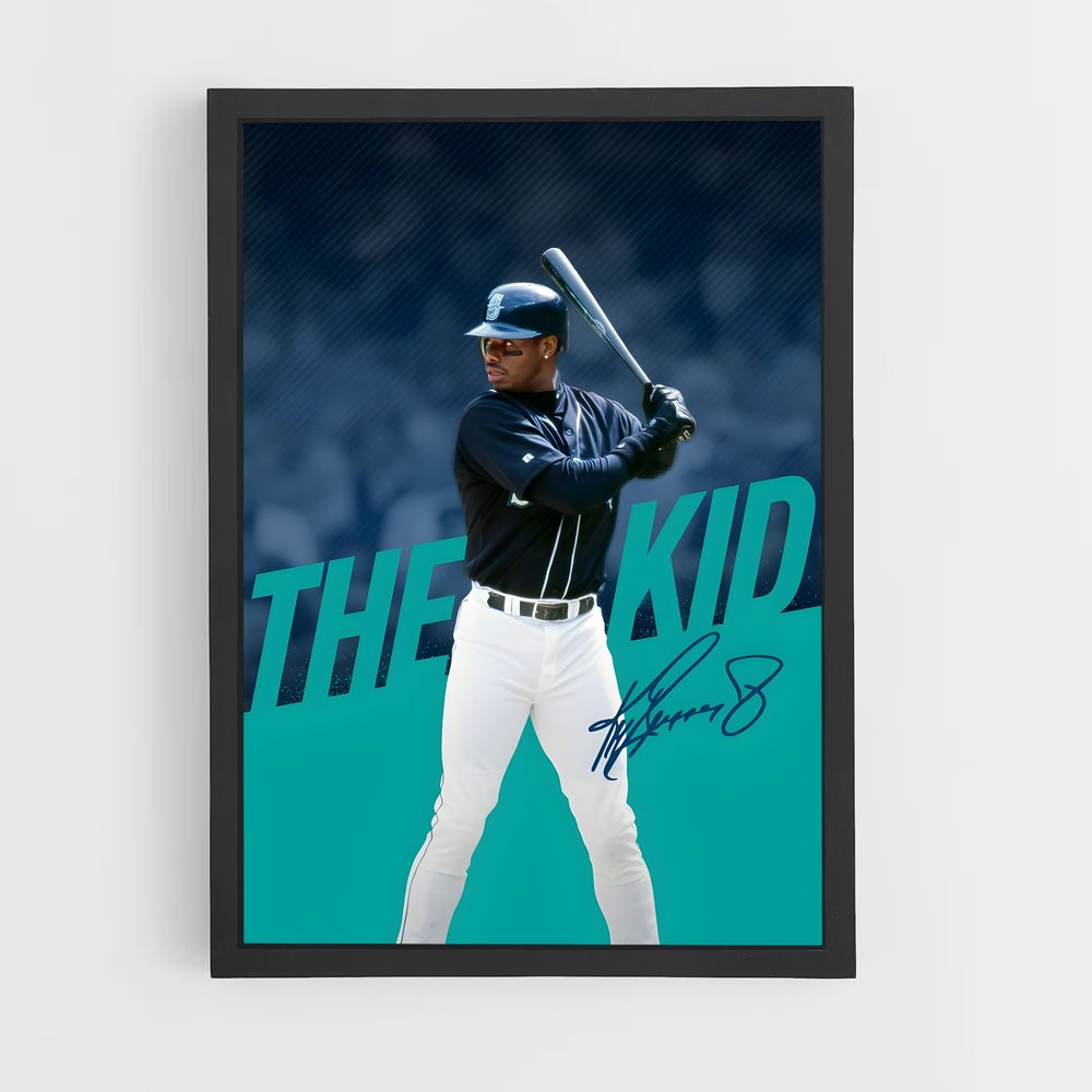 Poster Ken griffey run – affiche Baseball (vue 2)